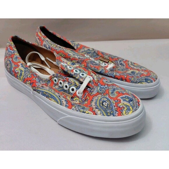 VANS Ultra Cush Paisley Print Men's 8.5/ Women's 10 Low Top Sneakers - Picture 1 of 8